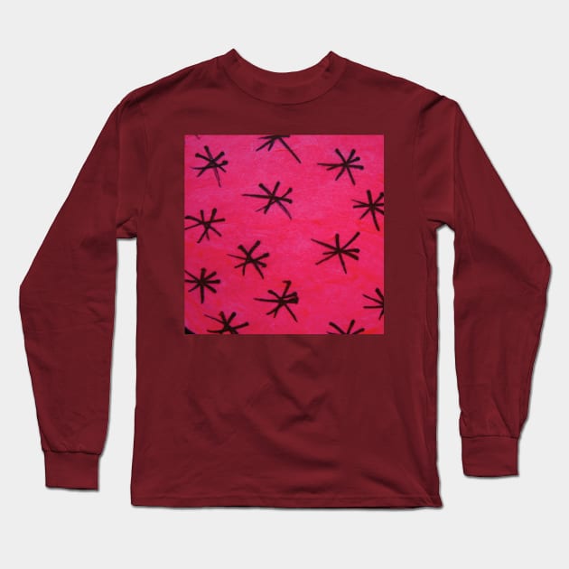 Abstract Fluoro 14 Long Sleeve T-Shirt by Heatherian